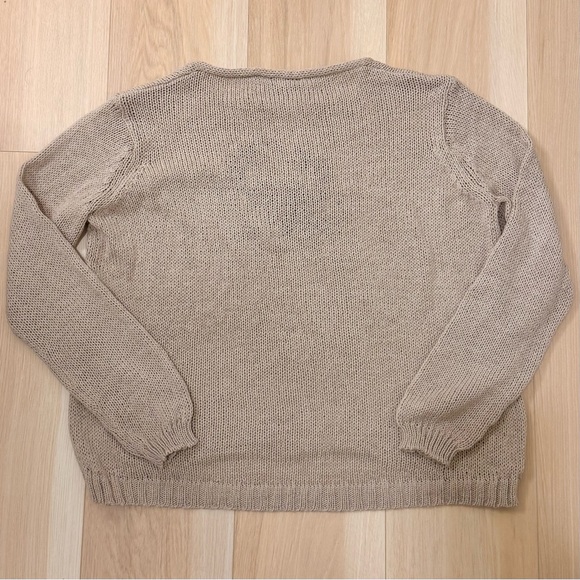 Wooden Ships “Oh Crab!” Knit Sweater M/L Coastal Preppy - Picture 7 of 7